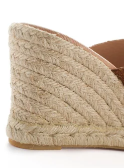 Abarca Shoes Alpargatas De Verano^Alpargatas Cuna Piel Cabrera Marron