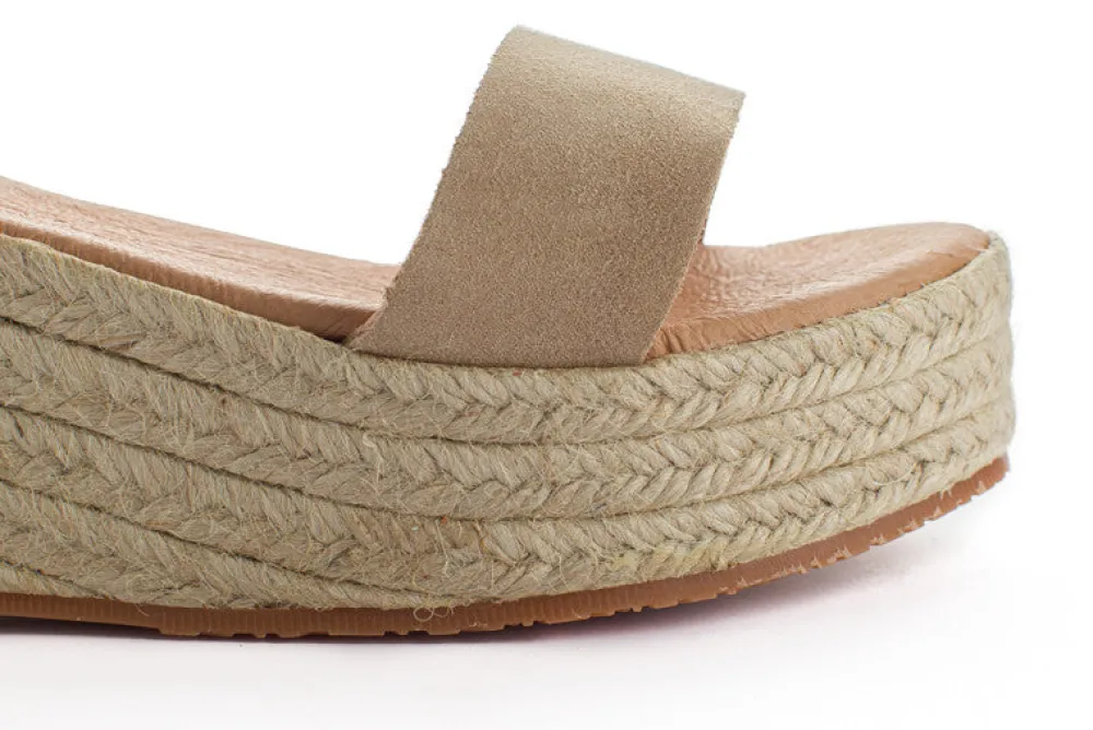 Abarca Shoes Alpargatas De Verano^Alpargatas Cuna Piel Mallorca Beige