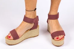 Abarca Shoes Alpargatas De Verano^Alpargatas Cuna Piel Mallorca Morado