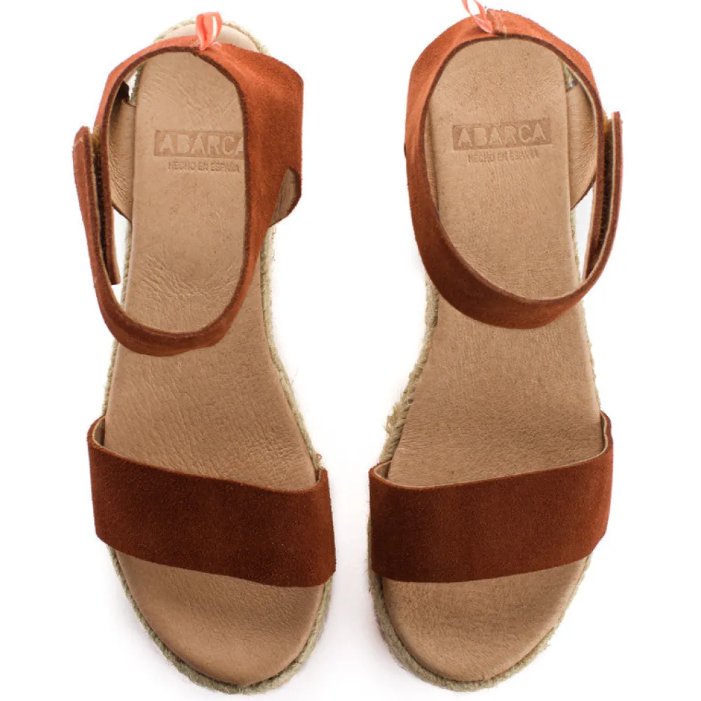 Abarca Shoes Alpargatas De Verano^Alpargatas Cuna Piel Mallorca Marron 268