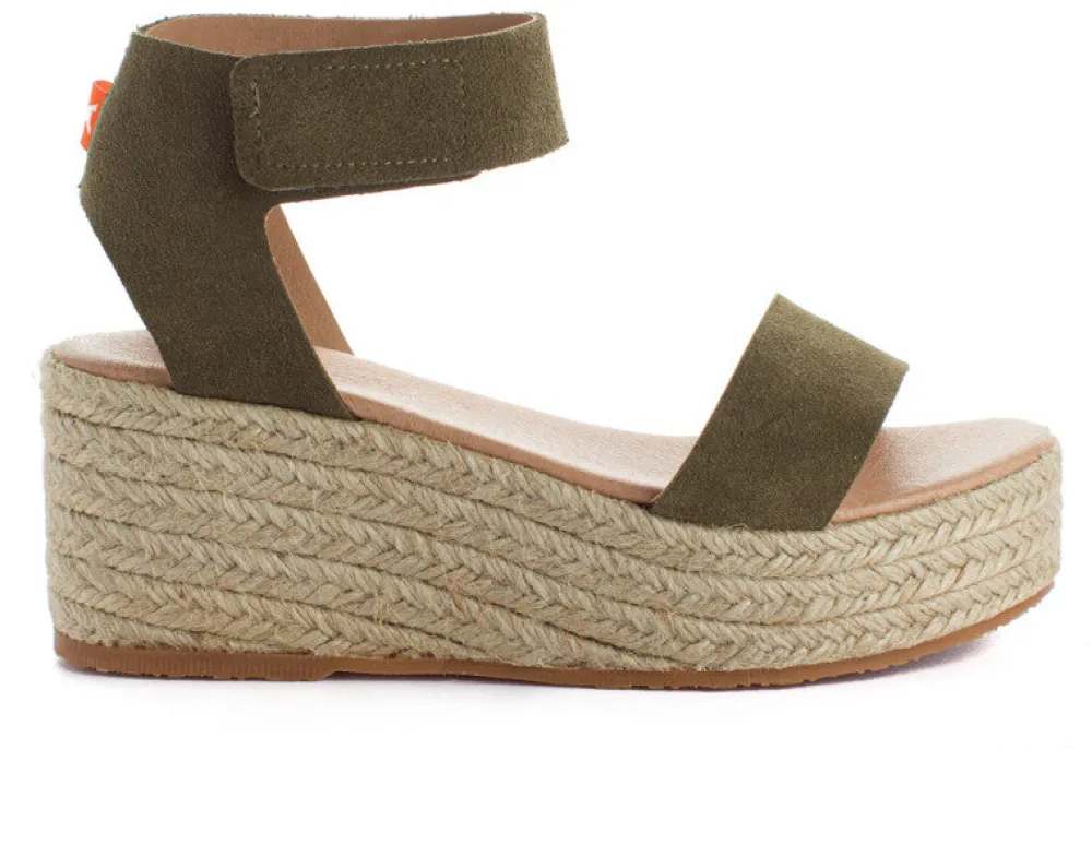 Abarca Shoes Alpargatas De Verano^Alpargatas Cuna Piel Mallorca Kaki 717