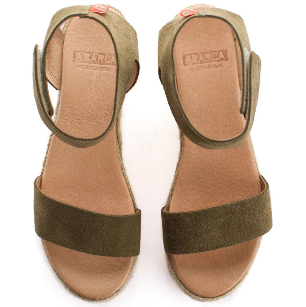 Abarca Shoes Alpargatas De Verano^Alpargatas Cuna Piel Mallorca Kaki 717