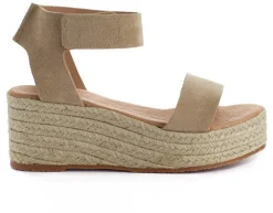 Abarca Shoes Alpargatas Con Cuñas^Alpargatas Cuna Piel Mallorca Beige