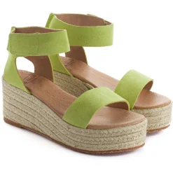 Abarca Shoes Alpargatas De Verano^Alpargatas Cuna Piel Mallorca Pistacho