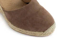 Abarca Shoes Alpargatas Con Cuñas^Alpargatas Cuna Piel Radel Topo