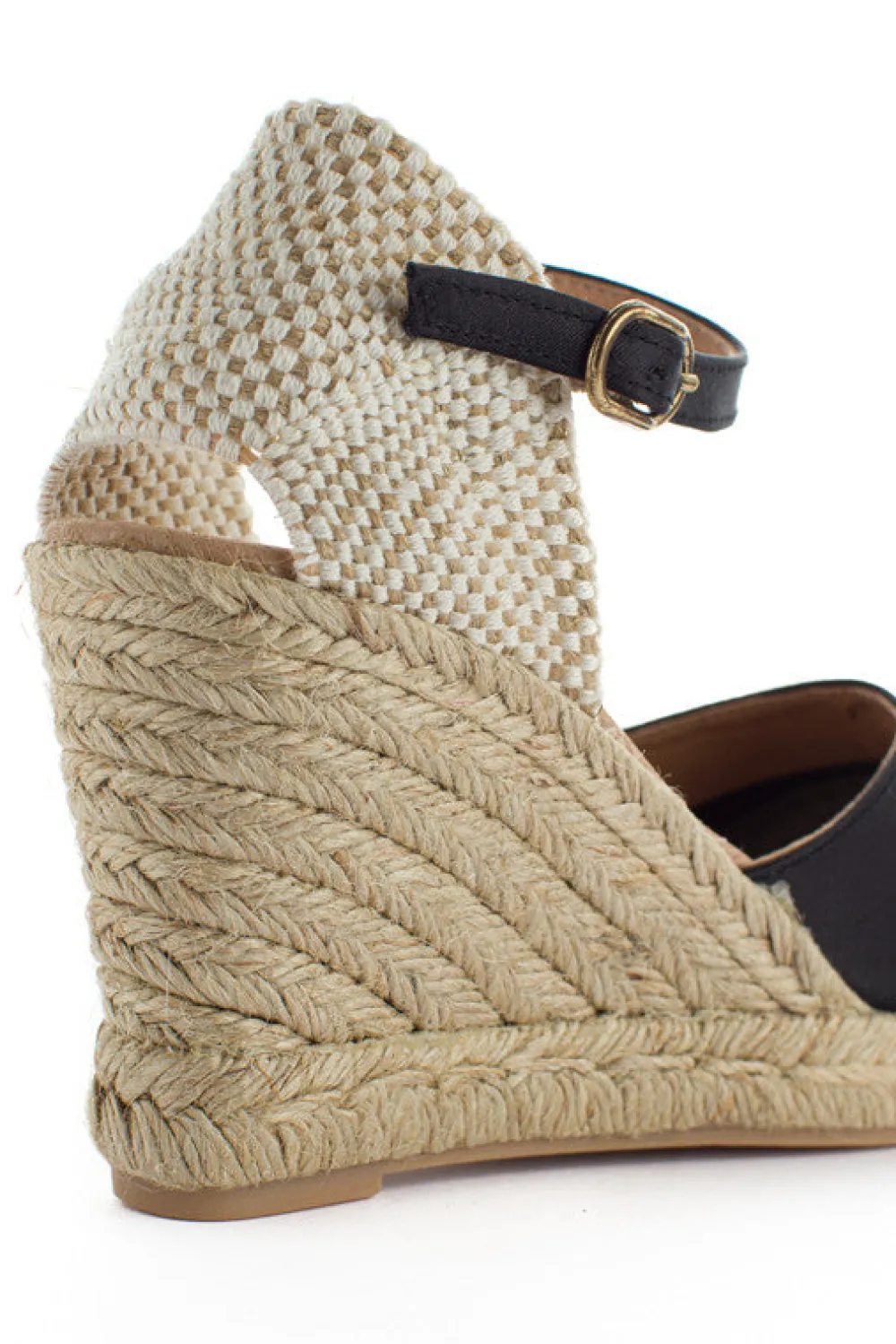 Abarca Shoes Alpargatas De Verano^Alpargatas Cuna Raso Radel Negro