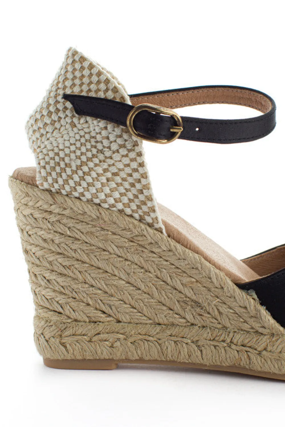 Abarca Shoes Alpargatas De Verano^Alpargatas Cuna Raso Radel Negro