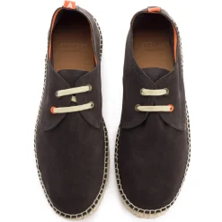 Abarca Shoes Alpargatas Blucher^Blucher Piel Antracita 852