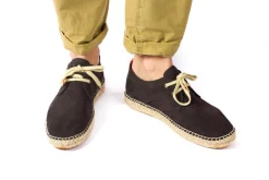 Abarca Shoes Alpargatas Blucher^Blucher Piel Antracita 852