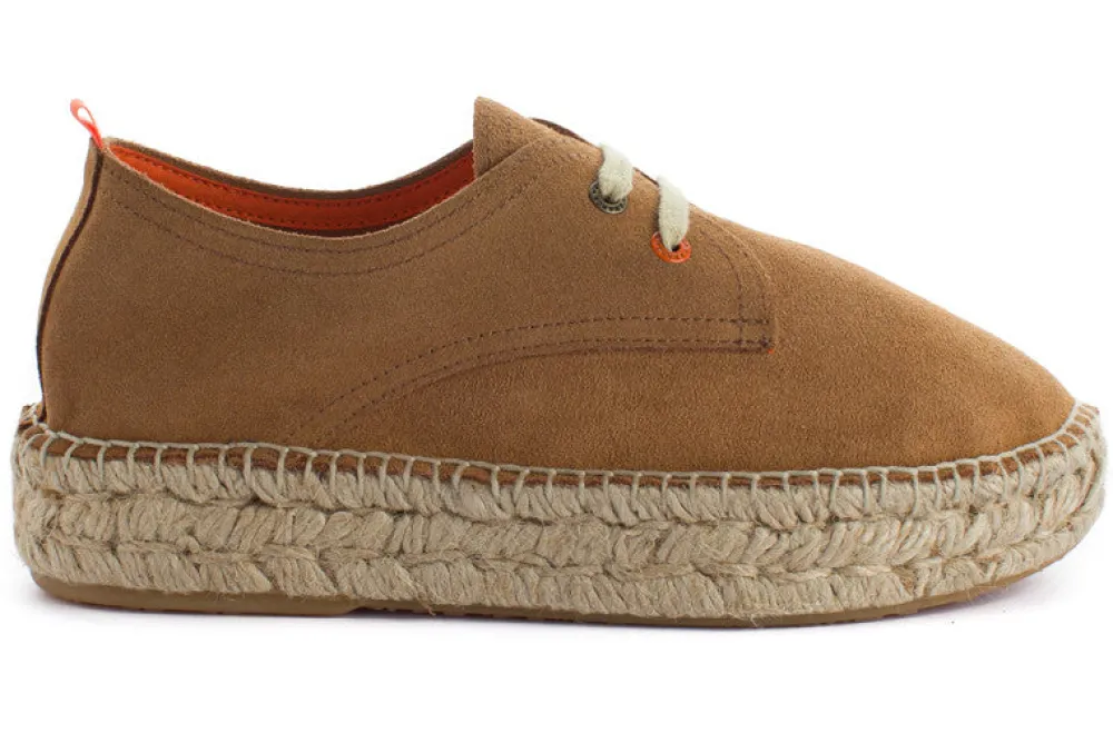 Abarca Shoes Alpargatas Con Cordones^Blucher Piel Arena