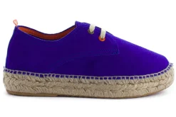 Abarca Shoes Alpargatas De Verano^Blucher Piel Azul Klein