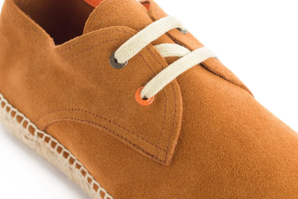 Abarca Shoes Alpargatas Blucher^Blucher Piel Camel 270
