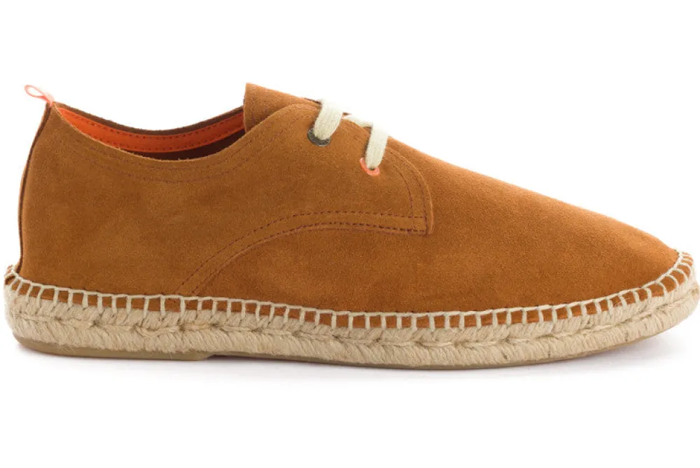 Abarca Shoes Alpargatas De Verano^Blucher Piel Camel 270