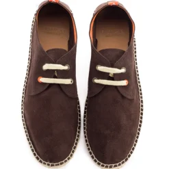 Abarca Shoes Alpargatas Con Cordones^Blucher Piel Chocolate