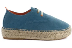 Abarca Shoes Alpargatas De Verano^Blucher Piel Cielo