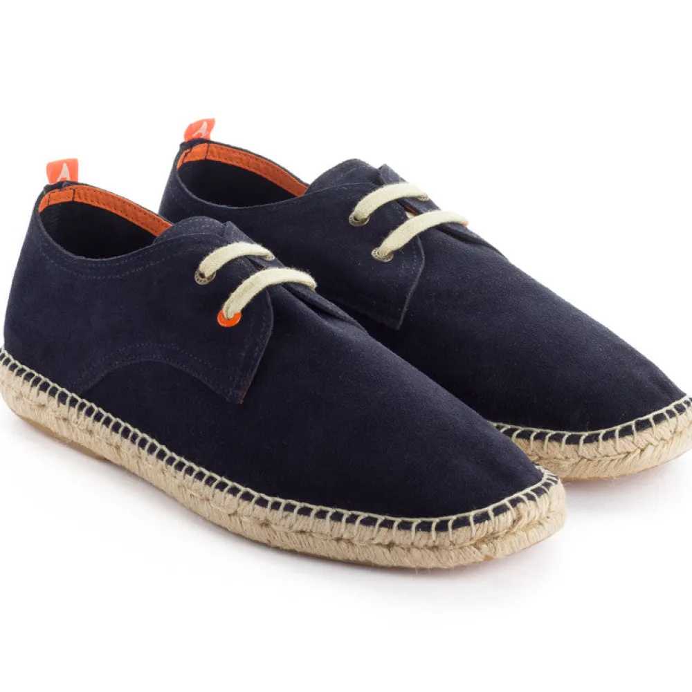 Abarca Shoes Alpargatas De Verano^Blucher Piel Marino 19