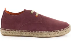 Abarca Shoes Alpargatas De Verano^Blucher Piel Morado