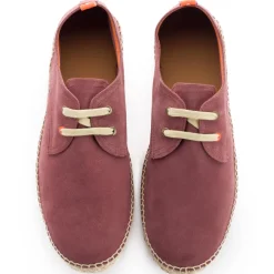 Abarca Shoes Alpargatas De Verano^Blucher Piel Morado