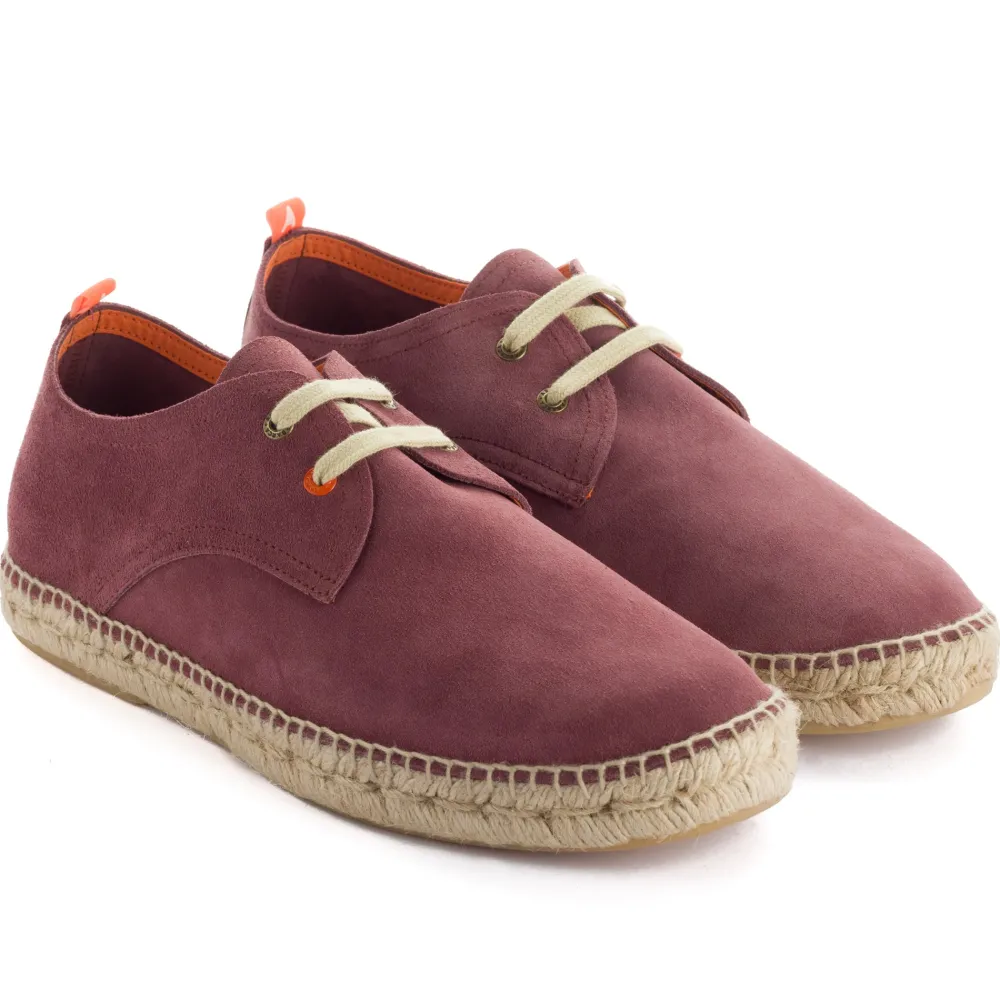 Abarca Shoes Alpargatas Blucher^Blucher Piel Morado