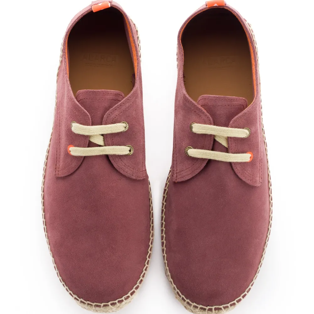 Abarca Shoes Alpargatas Blucher^Blucher Piel Morado