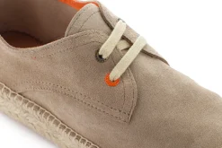 Abarca Shoes Alpargatas Con Cordones^Blucher Piel Piedra