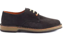 Abarca Shoes Zapatos Blucher^Blucher Piel Serraje Gris