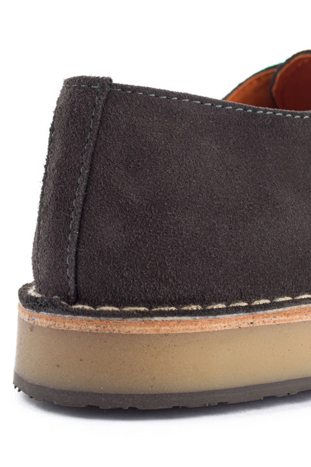 Abarca Shoes Zapatos Blucher^Blucher Piel Serraje Gris