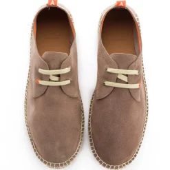 Abarca Shoes Alpargatas De Verano^Blucher Piel Topo