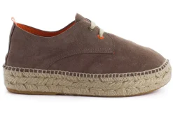 Abarca Shoes Alpargatas De Verano^Blucher Piel Topo
