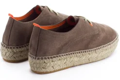Abarca Shoes Alpargatas De Verano^Blucher Piel Topo