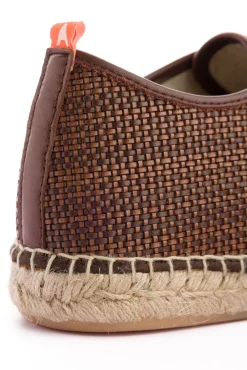 Abarca Shoes Alpargatas Blucher^Blucher Rafia Marron