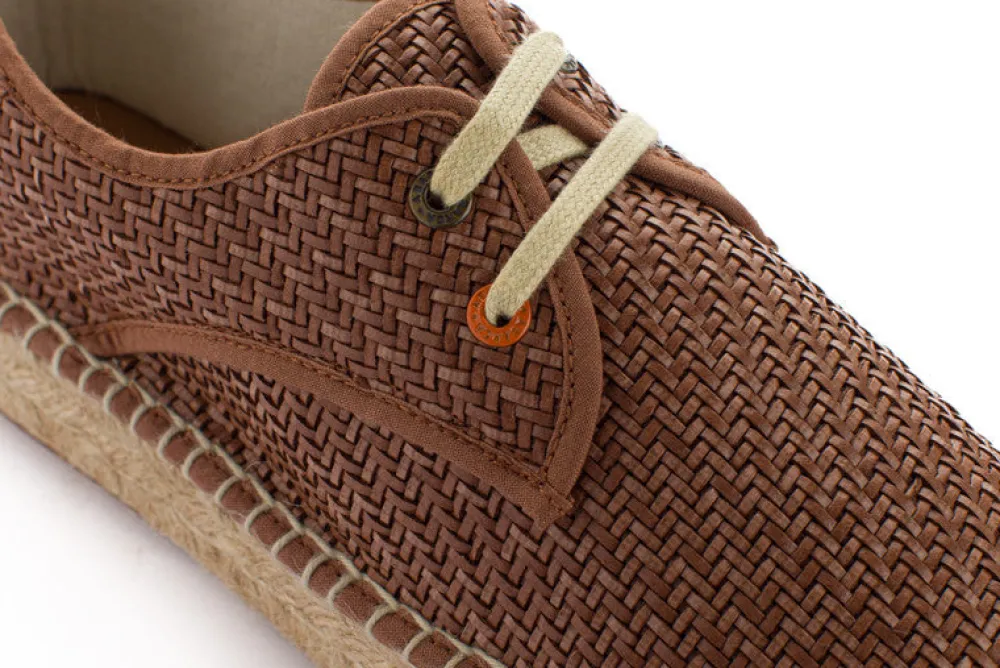 Abarca Shoes Alpargatas De Verano^Blucher Rafia Marron