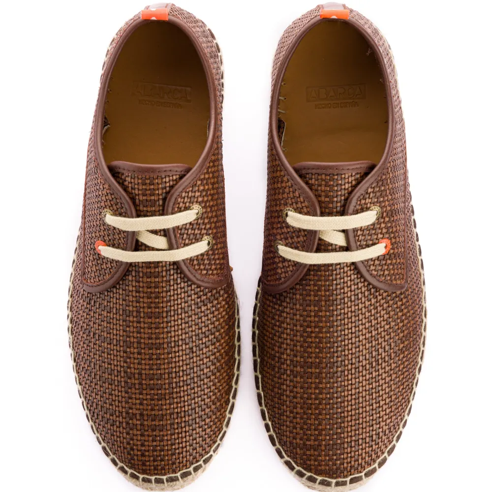 Abarca Shoes Alpargatas De Verano^Blucher Rafia Marron