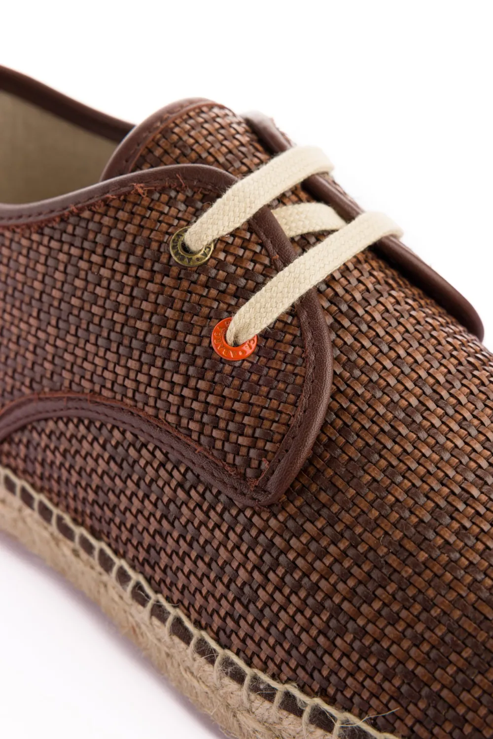 Abarca Shoes Alpargatas De Verano^Blucher Rafia Marron