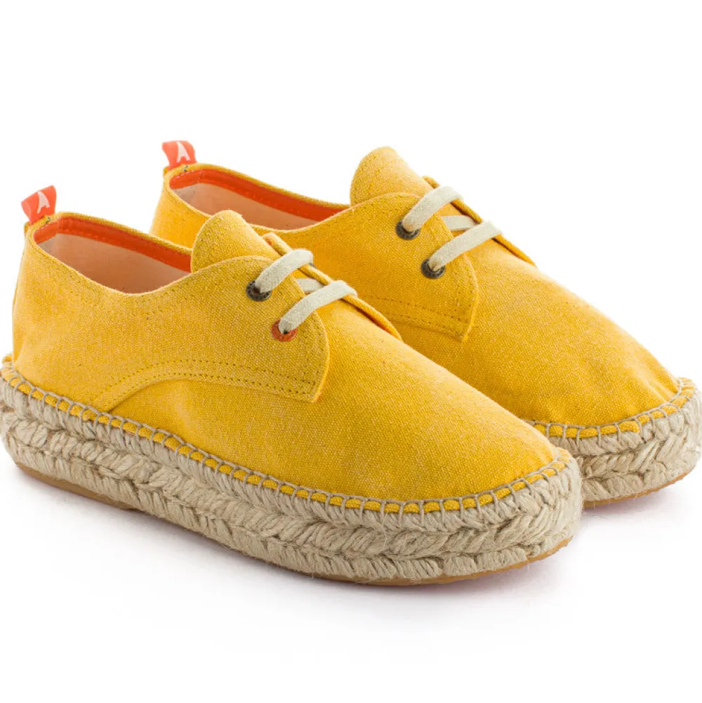 Abarca Shoes Alpargatas De Verano^Blucher Terra Amarillo