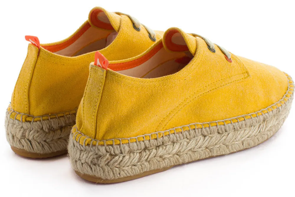 Abarca Shoes Alpargatas De Verano^Blucher Terra Amarillo