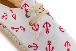 Abarca Shoes Alpargatas Con Cordones^Blucher Terra Anclas Blanco