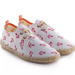 Abarca Shoes Alpargatas Blucher^Blucher Terra Anclas Blanco