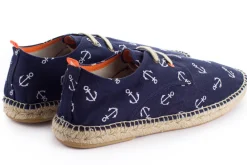 Abarca Shoes Alpargatas Con Cordones^Blucher Terra Anclas Marino