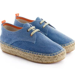 Abarca Shoes Alpargatas De Verano^Blucher Terra Azul