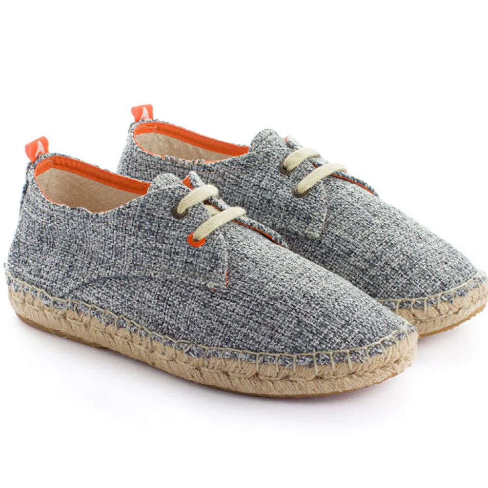 Abarca Shoes Alpargatas De Verano^Blucher Terra Casa Blanca Negro