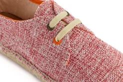 Abarca Shoes Alpargatas Con Cordones^Blucher Terra Casa Blanca Rojo
