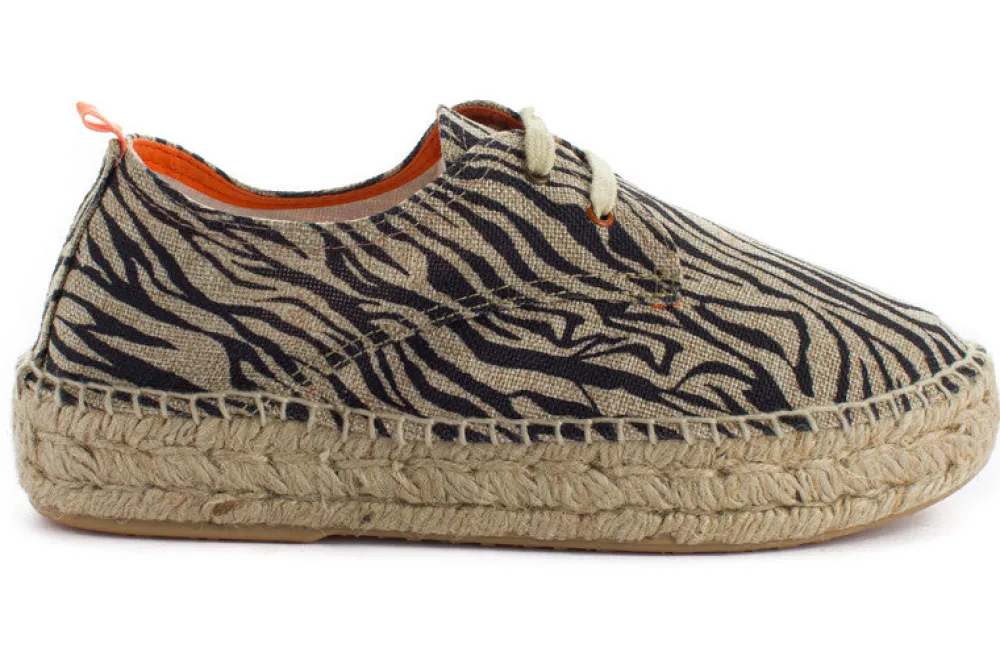 Abarca Shoes Alpargatas De Verano^Blucher Terra Cebra