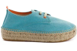 Abarca Shoes Alpargatas De Verano^Blucher Terra Celeste
