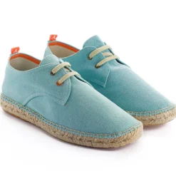 Abarca Shoes Alpargatas Con Cordones^Blucher Terra Celeste
