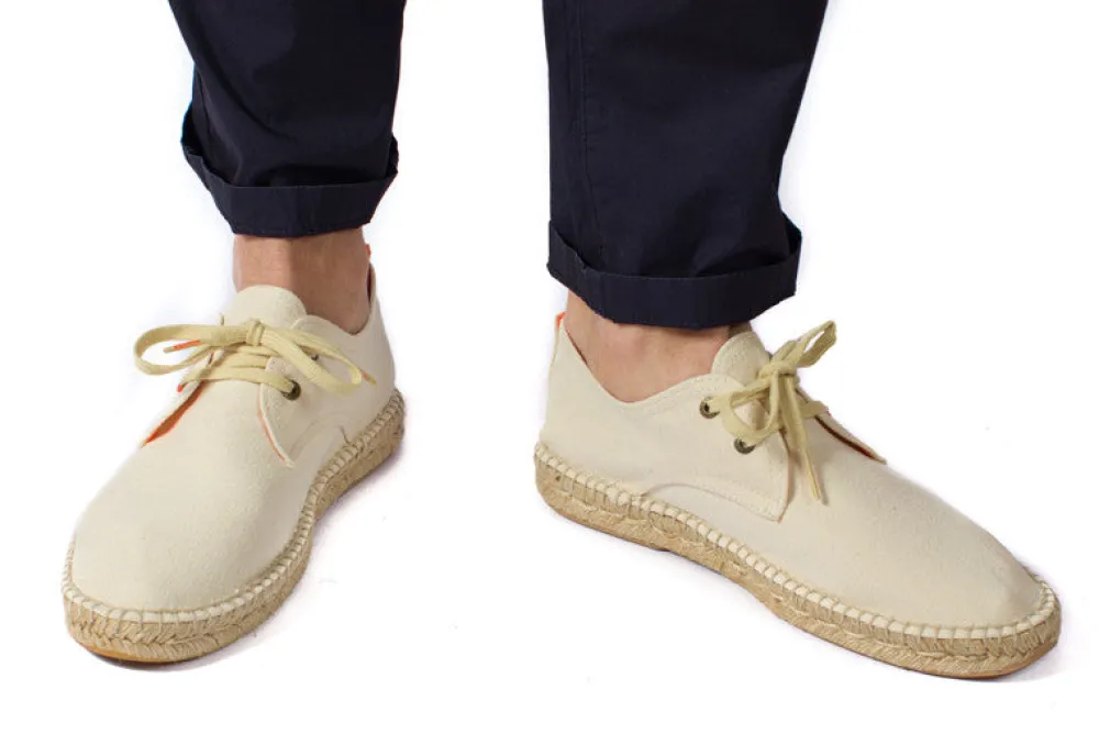 Abarca Shoes Alpargatas De Verano^Blucher Terra Crudo