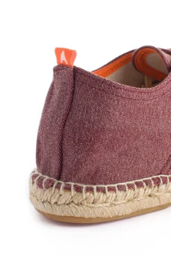 Abarca Shoes Alpargatas Con Cordones^Blucher Terra Granate