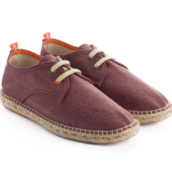 Abarca Shoes Alpargatas De Verano^Blucher Terra Granate
