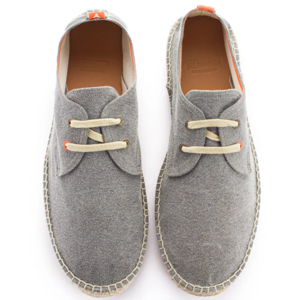 Abarca Shoes Alpargatas Con Cordones^Blucher Terra Gris