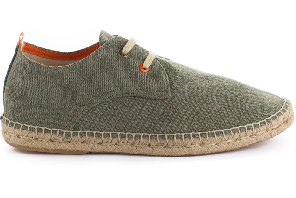 Abarca Shoes Alpargatas Yute^Blucher Terra Kaki